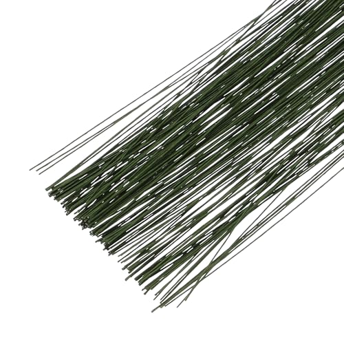 Alambre de hierro flexible PATIKIL de 14.2" para moldear flores artificiales con realismo