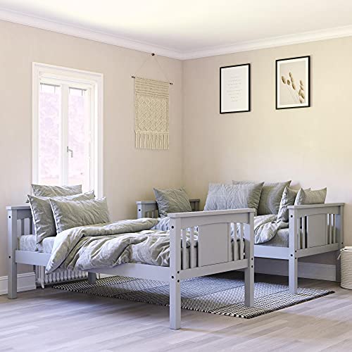 Dhp Dorel Living Dylan Twin Wood Bed For Kids, Gray Bunk #TOP3