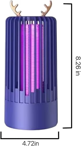 Miniatura 7 de Exterminador de insectos, trampa para insectos voladores, matamosquitos en interiores, con rayos UV, exterminador eléctrico de mosquitos para