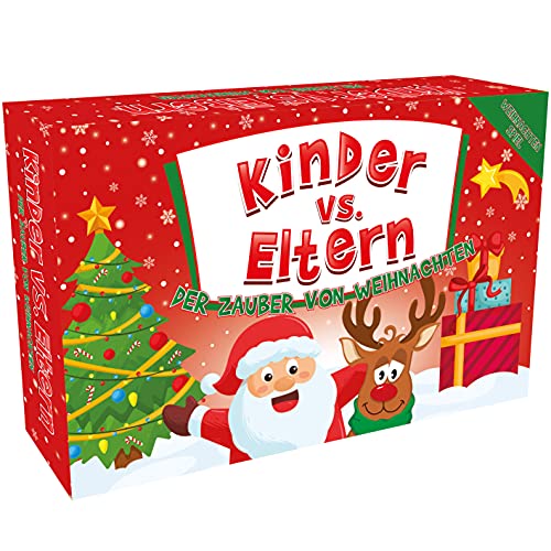 Familienquiz für Kinder Weihnachten Spiel für Kinder Quizspiel für die Familie | Kinder Contra Eltern Der Zauber von Weihnachten | Alter 6+ Cover