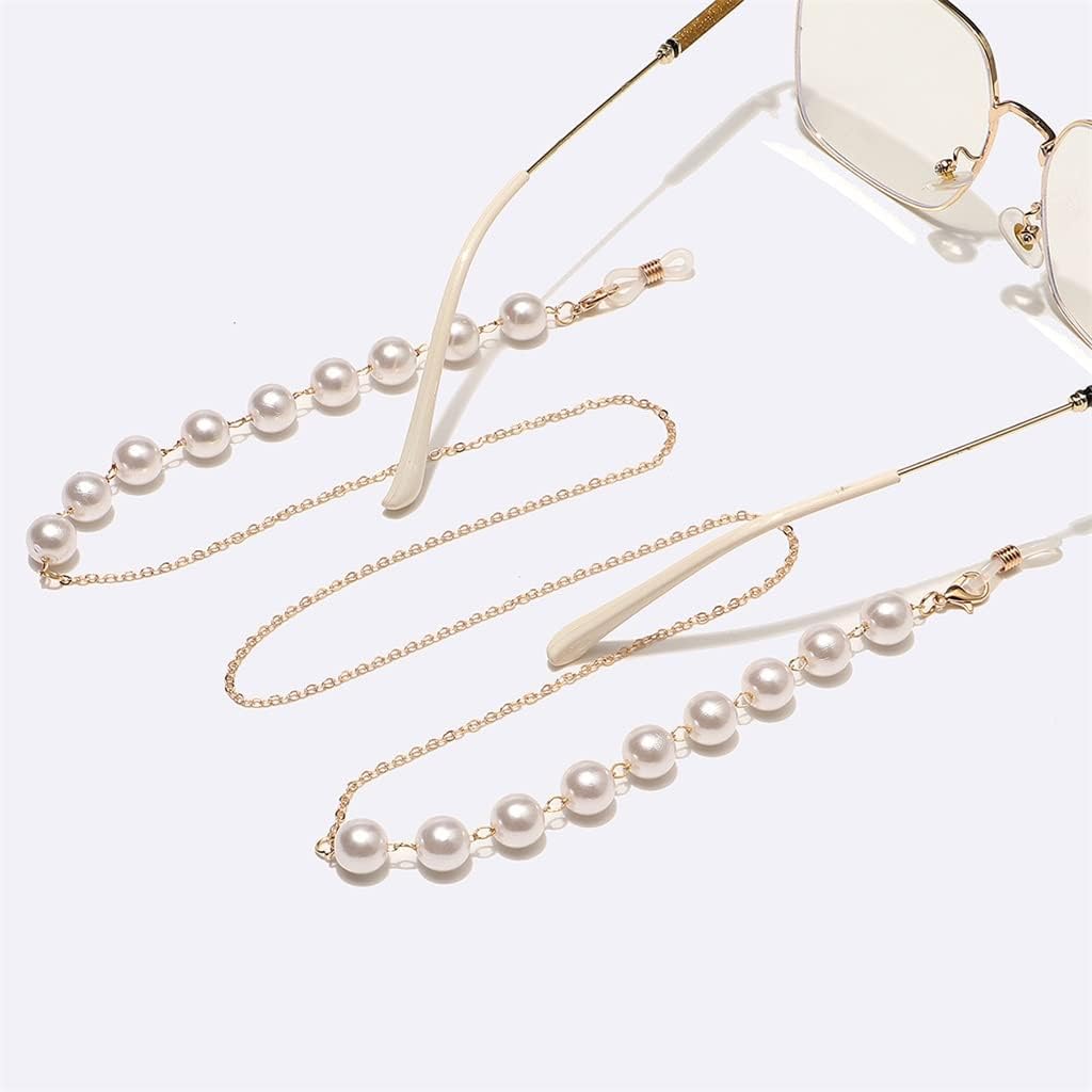 Fashion Handmade High-gloss Pearl Eyeglass Chain