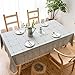 Produktbild NTZTO Tischdecke Wachstuchtischdecke Weihnachten Tischdecke Hohle Quaste Tischdecke Einfarbig Lange Gestreifte Jacquard Tischdecke Couchtisch Pad Baumwolle Leinen Tischdecke Tischdecke-Stil Elf_60