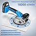 Zautool Tile Vibration Machine, 6 Speeds Adjustable Suction Cup Tile Vibration Tool（2 Large capacity Batteries Include), Automatic Leveling Hand-held Tile Tiling Machine, 21V 12000mAh 18000r/min