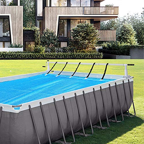 Vingli Pool Cover Reel Above Ground Swimming Pool Cover Reel 16 Ft Without Decking Solar Blanket Roller Systems With Tube Set For Various Shape Pool thumb #5