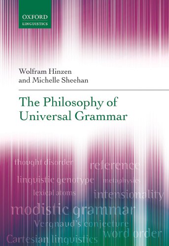 The Philosophy of Universal Grammar