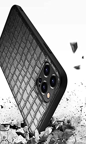 Étui crocodile iPhone 12 Pro marron pour éviter les rayures d'écran