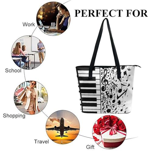 Bolso Tote Grande para Mujer y Hombre con Cierre miniatura 6
