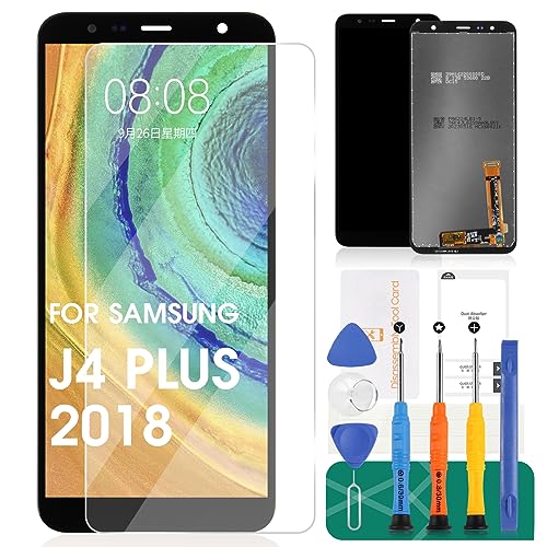 SRJTEK TFT For Samsung Galaxy J4+ Screen replacement for Samsung J4 Plus 2018 LCD Display Repair for Galaxy J6+ LCD Touch Screen Digitizer Assembly Replacement
