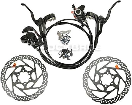 SHIMANO BR-BL-M355 Freno Hidráulico Set Delantero y Trasero RT56 160mm  Rotores (Negro) : Amazon.es: Deportes y aire libre