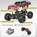 Hosim 1:14 Scale 4WD 36+ kmh High Speed RC Cars Large Size Remote Control Car Trucks 4x4 Off Road Vehicle Electric Monster Truck - All Terrain Waterproof Toys Trucks Cars for Kids and Adults(Red)