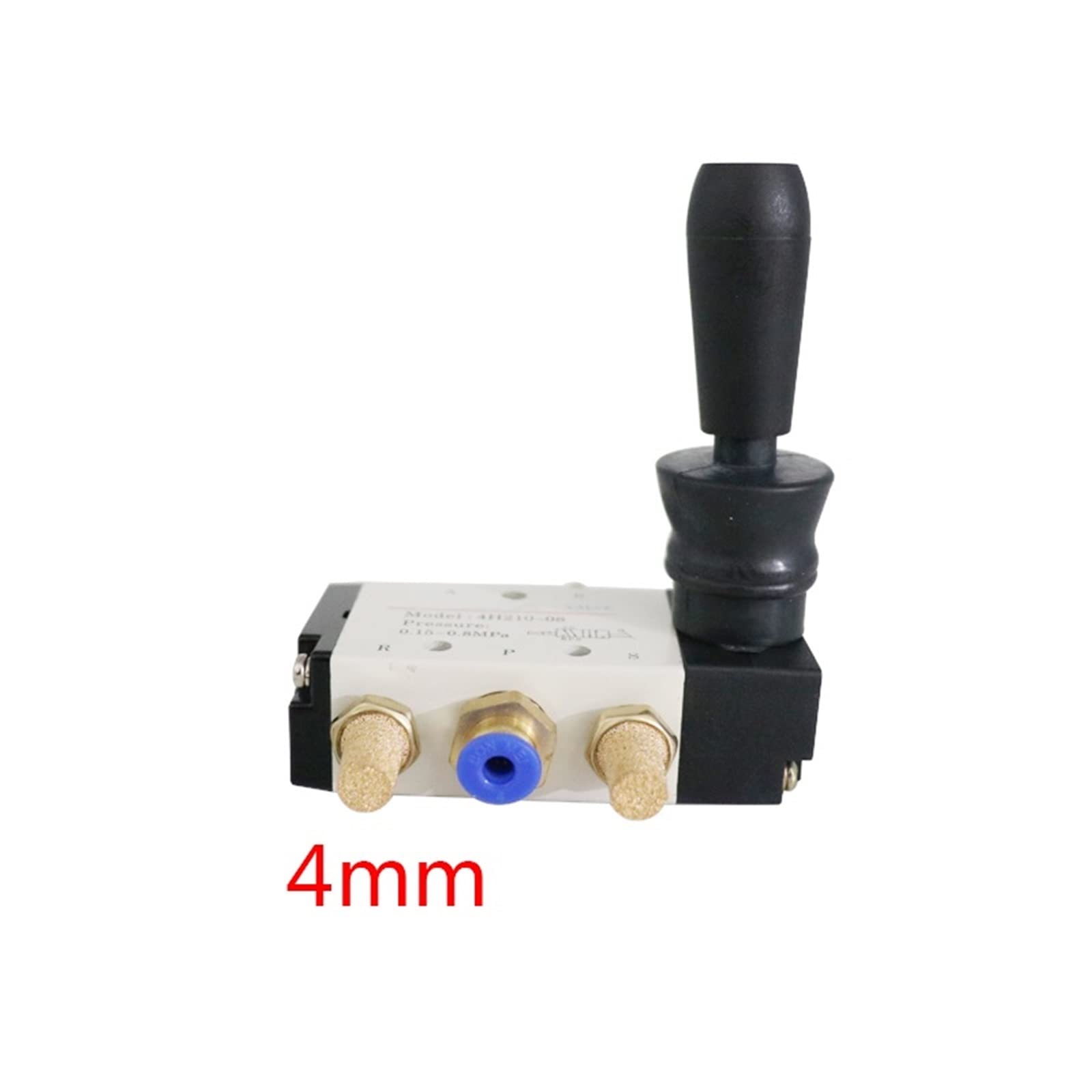 4H210-08 1/4 di pollice; 2 posizioni 5 porte aria manuale valvola pneumatica controllo pneumatico 5/2 vie leva manuale azionato 1 pz (4H210-08 e PC4-02)