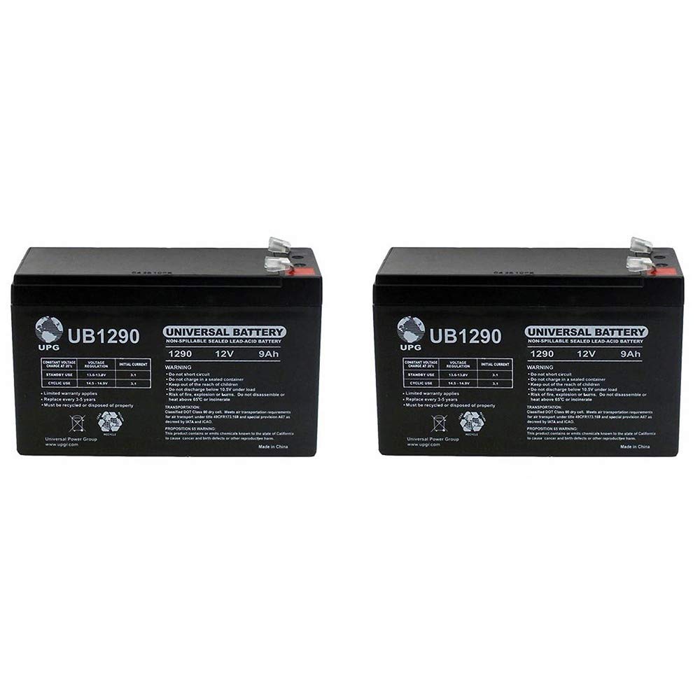 UPG 12V 9Ah SLA Battery Replacement for Razor Dirt Quad MiniATV 2 Pack Health
