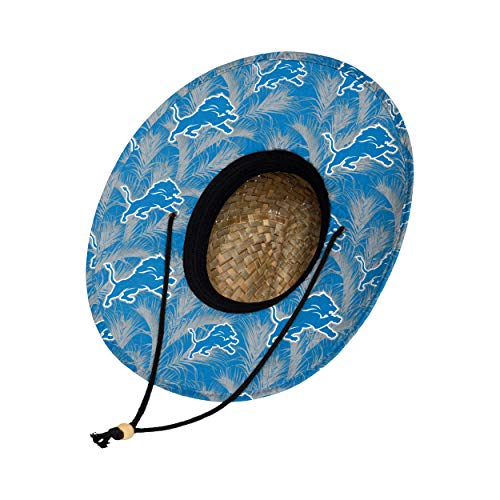 Image of NFL Team Logo Americana Floral Lifeguard Beach Straw Sun Hat