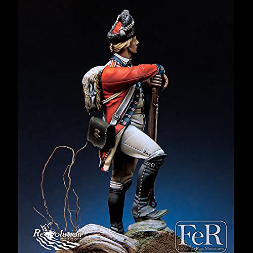 Figura modelo de resina 1/24 Royal Welch Fusiliers miniatura 6