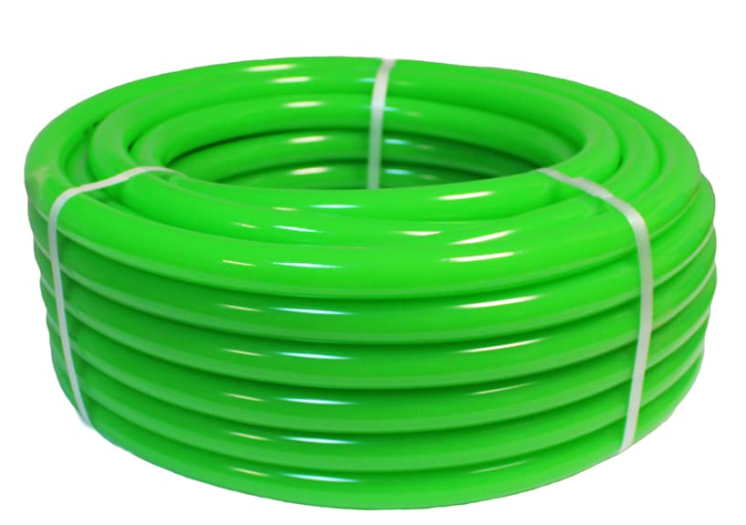 BONERVA |Manguera AQUALATEX | Manguera de PVC flexible color verde para jardinería y agricultura | 15mm diámetro interior | 50 Metros rollo