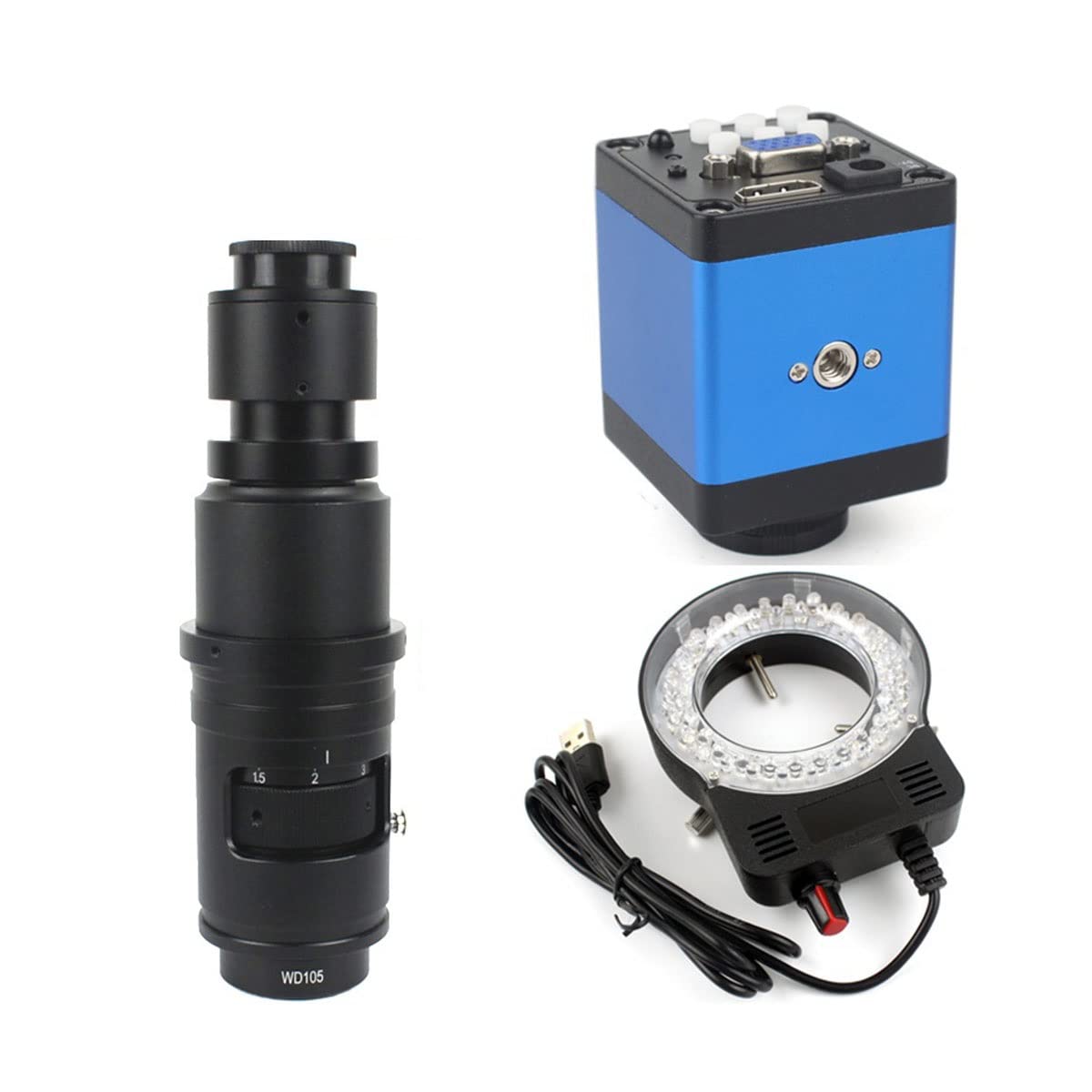 Microscope Industrial Electronic Digital Microscope Camera(180X WD105)