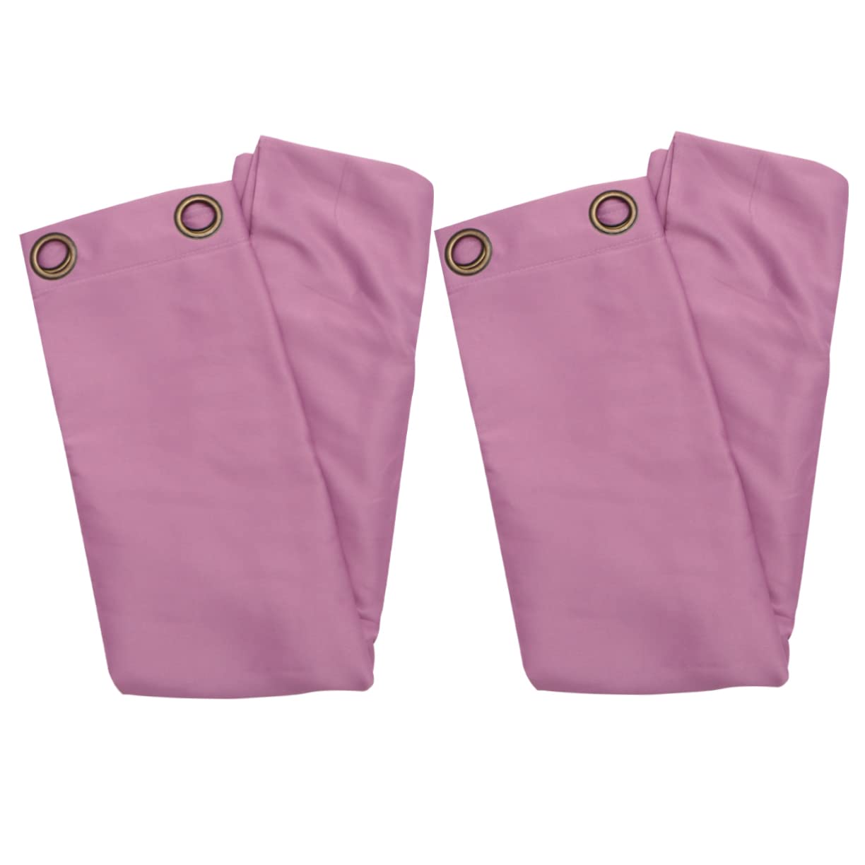Rideaux opaques pour salon et chambre chic - Lot de 2 pièces à œillets