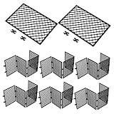 Parliky 30 Stück Rc Auto Drift Feld Garage Panel Stabiles DIY Parkhaus Zubehör Einfach zu...