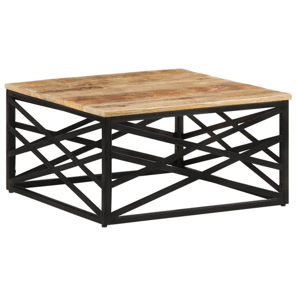 vidaXL - Couchtisch 68 x 68 x 35 cm Massivholz Mango
