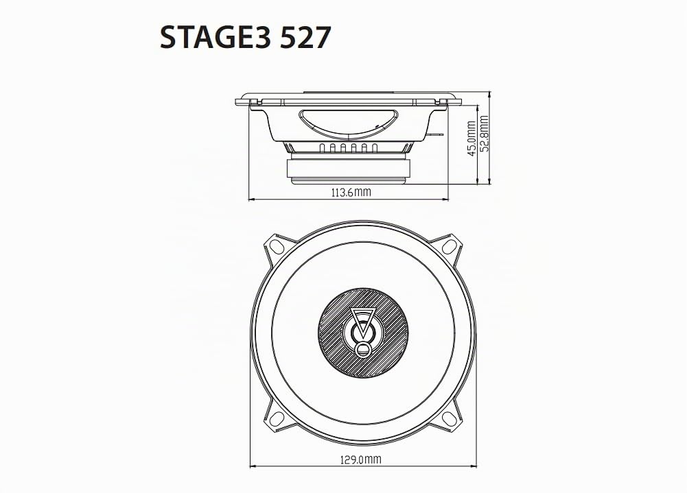 Stage3 527 2-Wege Auto Lautsprecher Set von JBL - 200 Watt KFZ Autolautsprecher Boxen 13 cm – Bild 6