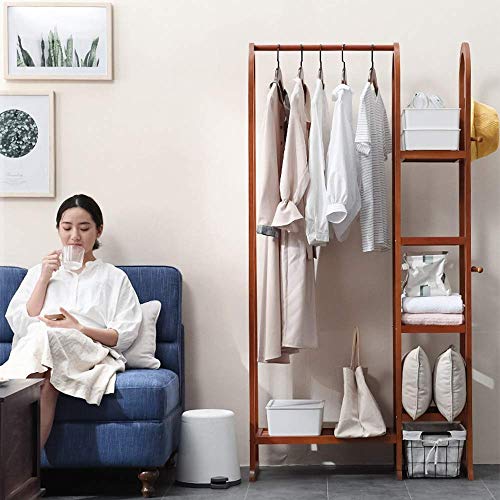Organizador de ropa MU de madera maciza para solucionar la falta de espacio
