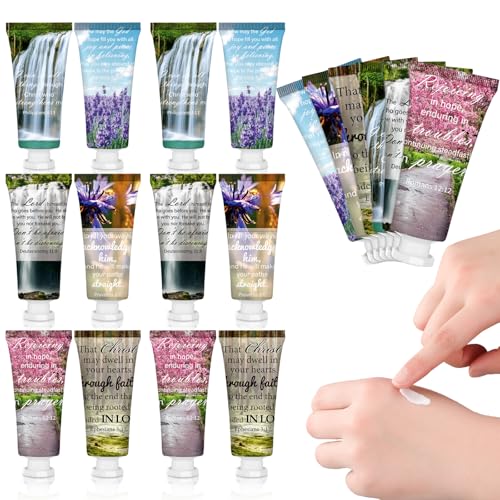Laura Ashley Hand Cream Set - 7 Piece Hand Lotion Collection for Women, Travel Size Moisturizing Lotion for Dry Skin with Rose, Lavender, Magnolia & Floral Scents - 30ml Each