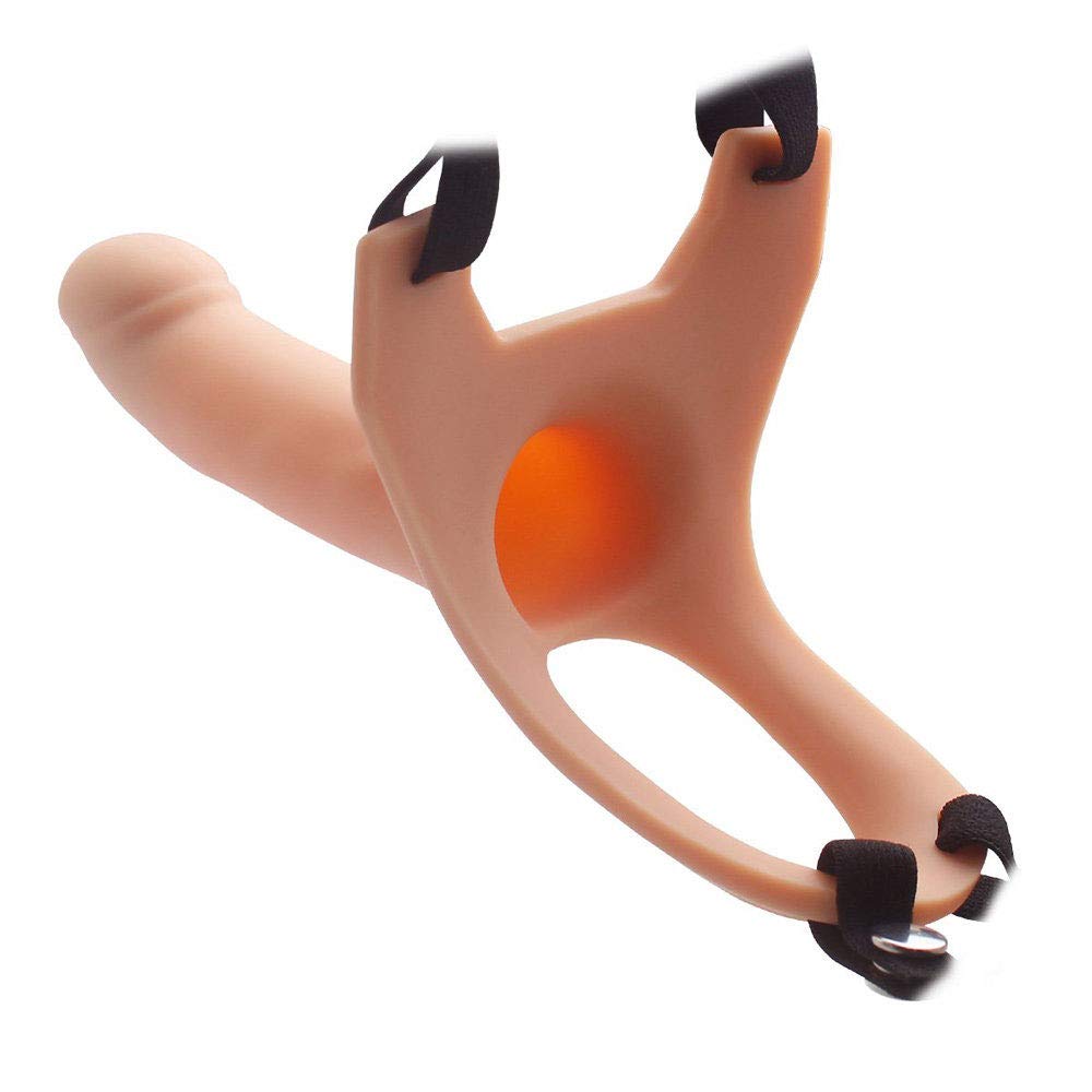 Dildo Strap-On per Uomo Aiuto per La Disfunzione Erettile, Imbracatura Realistica con Strapon Pene Ingranditore Extender Faloimitator Longer for Men