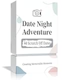 40 Date Ideas Card Games for Couples Date Night - Unique Date Deck Scratch Off Cards, Couples Gifts for Boyfriend, Romantic Bridal Shower, Wedding Anniversaries Engagement Gifts for Him Husband Bride