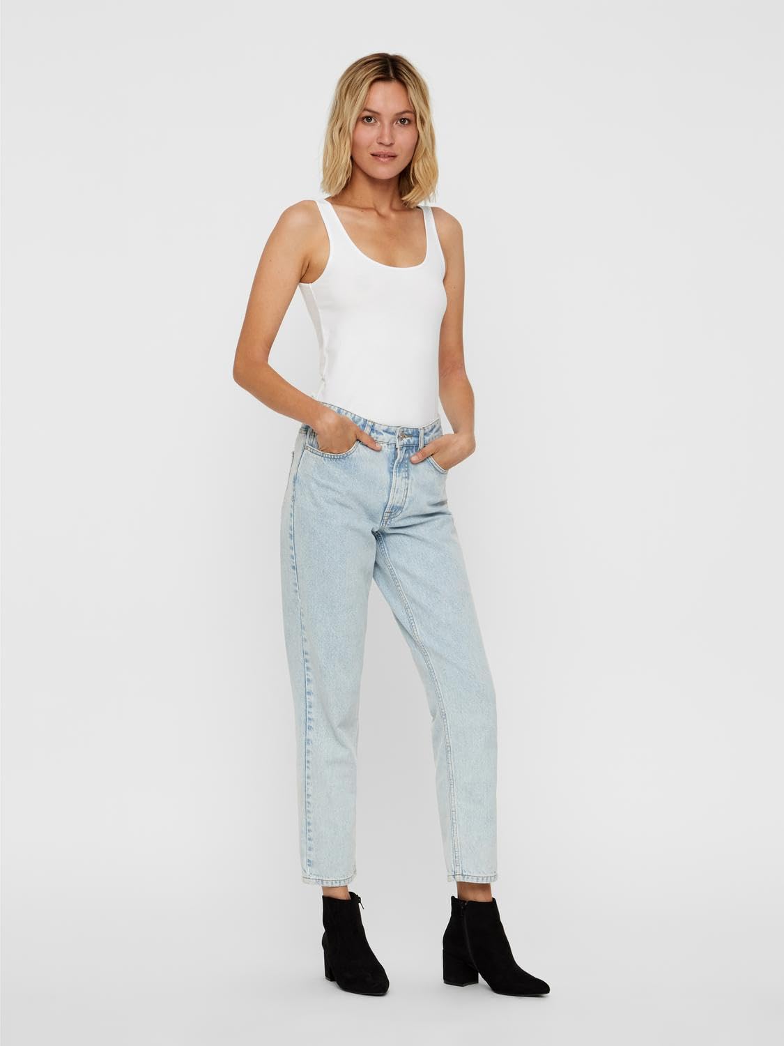 Vero Moda Vmmaxi My Soft - Canottiera Lunga, Confezione da 2 Parte Superiore Donna