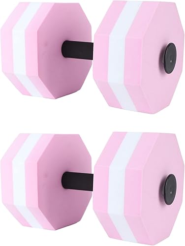 Miniatura 8 de Xnferty 2 mancuernas de agua para ejercicio aeróbico de agua, mancuernas de espuma EVA, resistencia a la piscina, gimnasia acuática, flotantes, para