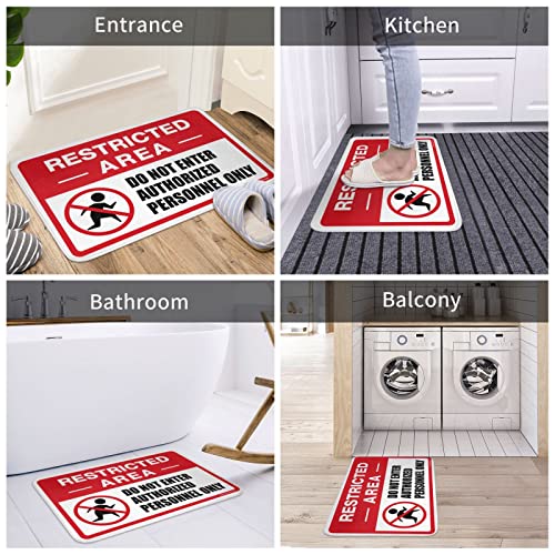Paillasson Do Not Enter COTECI tapis d'accueil message original 65x90 cm