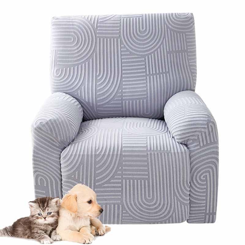 Copripoltrona Relax Reclinabile Elasticizzato, Fodera per Poltrona Reclinabile 1/2/3 Posto, Copri Poltrona Relax con Braccioli Elettrica(E,3 Seats(G,4 Seat)