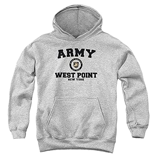 US Military Academy Official Circle Logo Youth Kids Boy/Girls Pull-Over Hoodie Sweatshirt