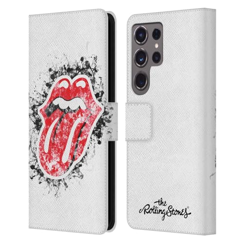 Funda de cuero Samsung Galaxy S24 Ultra The Rolling Stones tipo libro con tapa