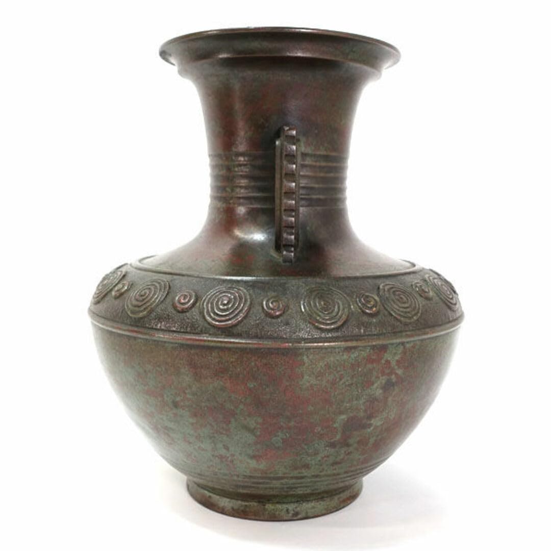 Amazon.co.jp: 高岡銅器 勝雲 花器高岡銅器/勝雲 双耳鋳銅花器 : Home