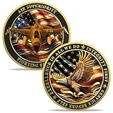 ASmileIndeep United States Air Force Challenge Coin F-16 Fighting Falcon Military Coins Appreciation Gift for Airman Veterans Army Soldier