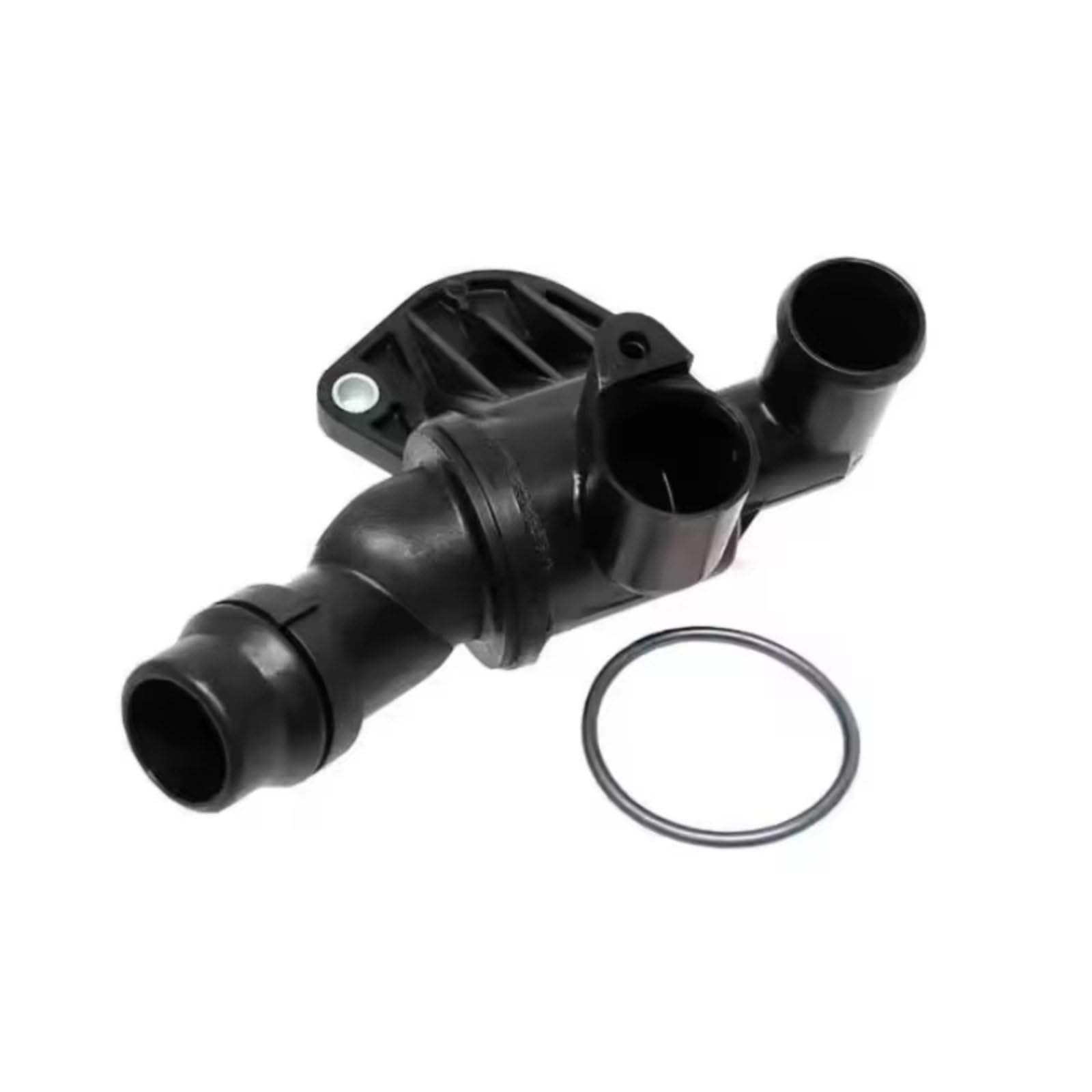 Termostat silnika do Audi A4 Limousine 8ED B7 2.0 TFSI Quattro (2005-2008) i Audi Cabrio (2006-2008), obudowa termostatu płynu chłodzącego, numer części 6D121111G