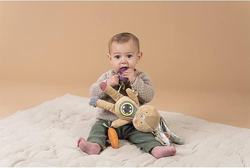 Miniatura 6 de Taf Toys Jenny Activity Bunny - Juguete de actividad suave para recién nacido y bebé. Ayuda a desarrollar habilidades motoras. Perfecto para juegos
