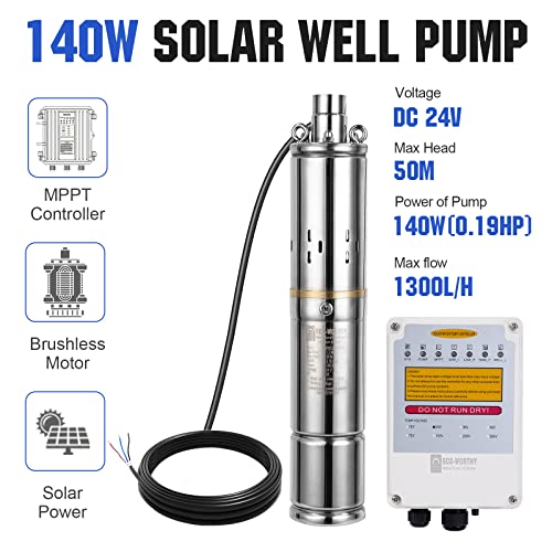 Pumplus Dc 400W Solar Water Well Pump Kit thumb #1