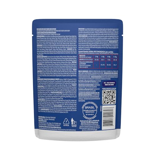 Ração Umida Faro Sache Gato Adulto Sabor Carne 85g