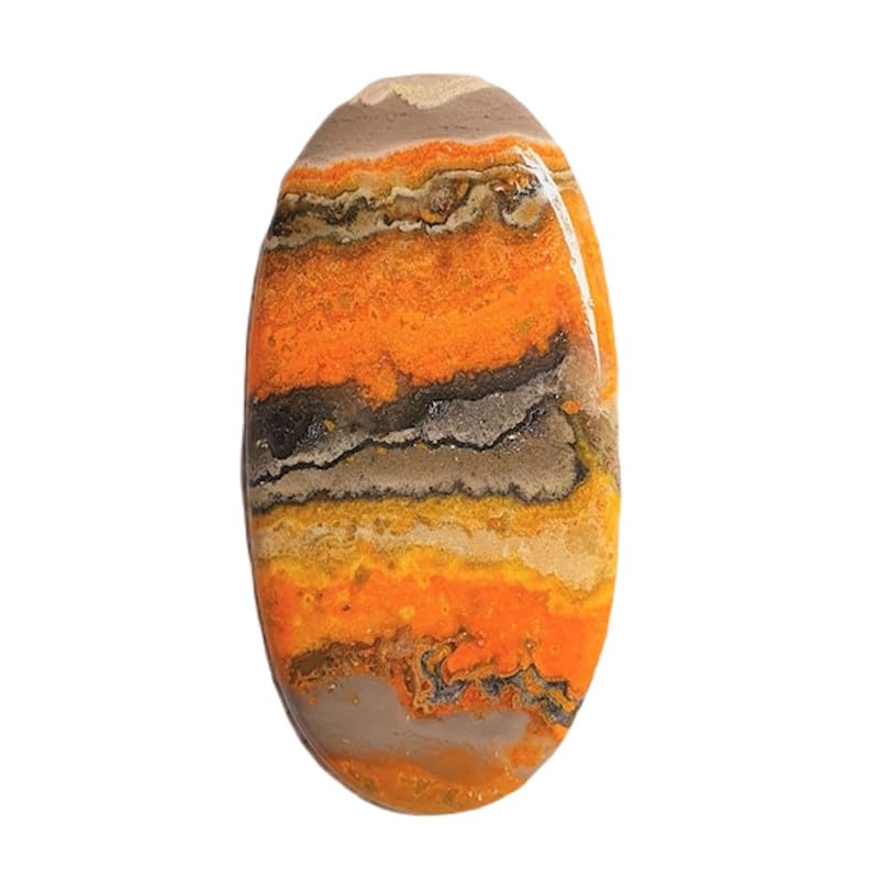 Jaspe bourdon de collection cabochon poli de haute précision pour joaillerie fine DIY