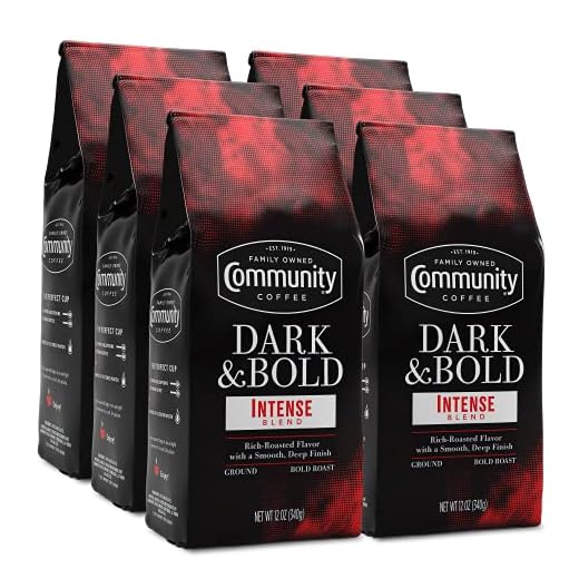 Community Coffee Dark & Bold Blend 72 Ounce