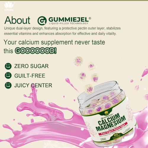 LiliCare Plant-Based Calcium Gummies