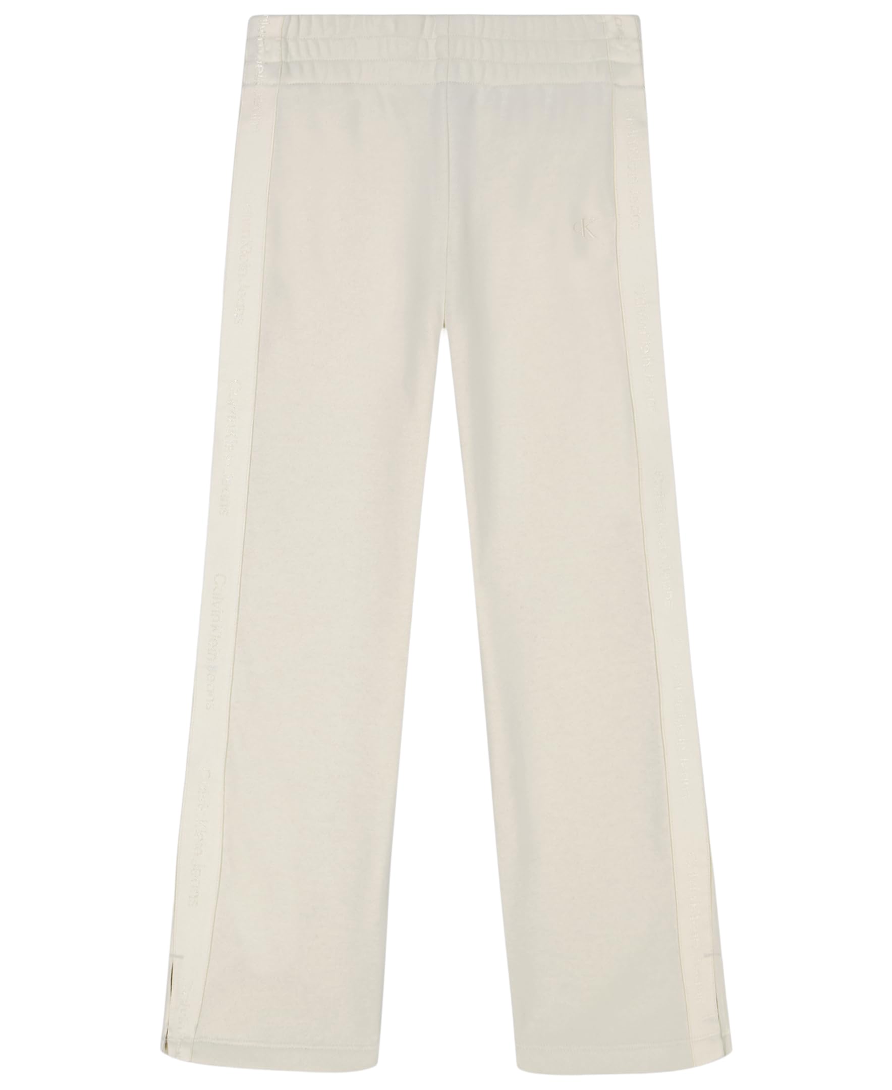 Calvin Klein Girls' Soft Fleece Logo Sweatpants, Comfortable Fit and Elastic Waistband
