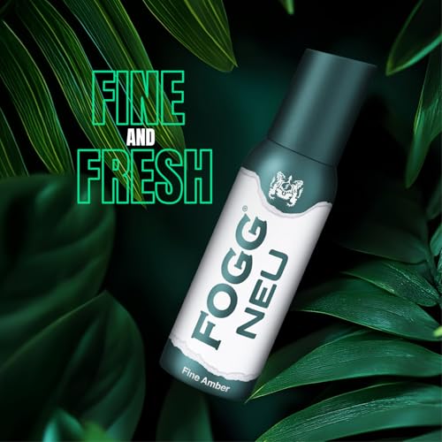Image of Fogg Neu Fine Amber|No Gas| Long Lasting Perfume Deodorant Spray for Men -120 ML