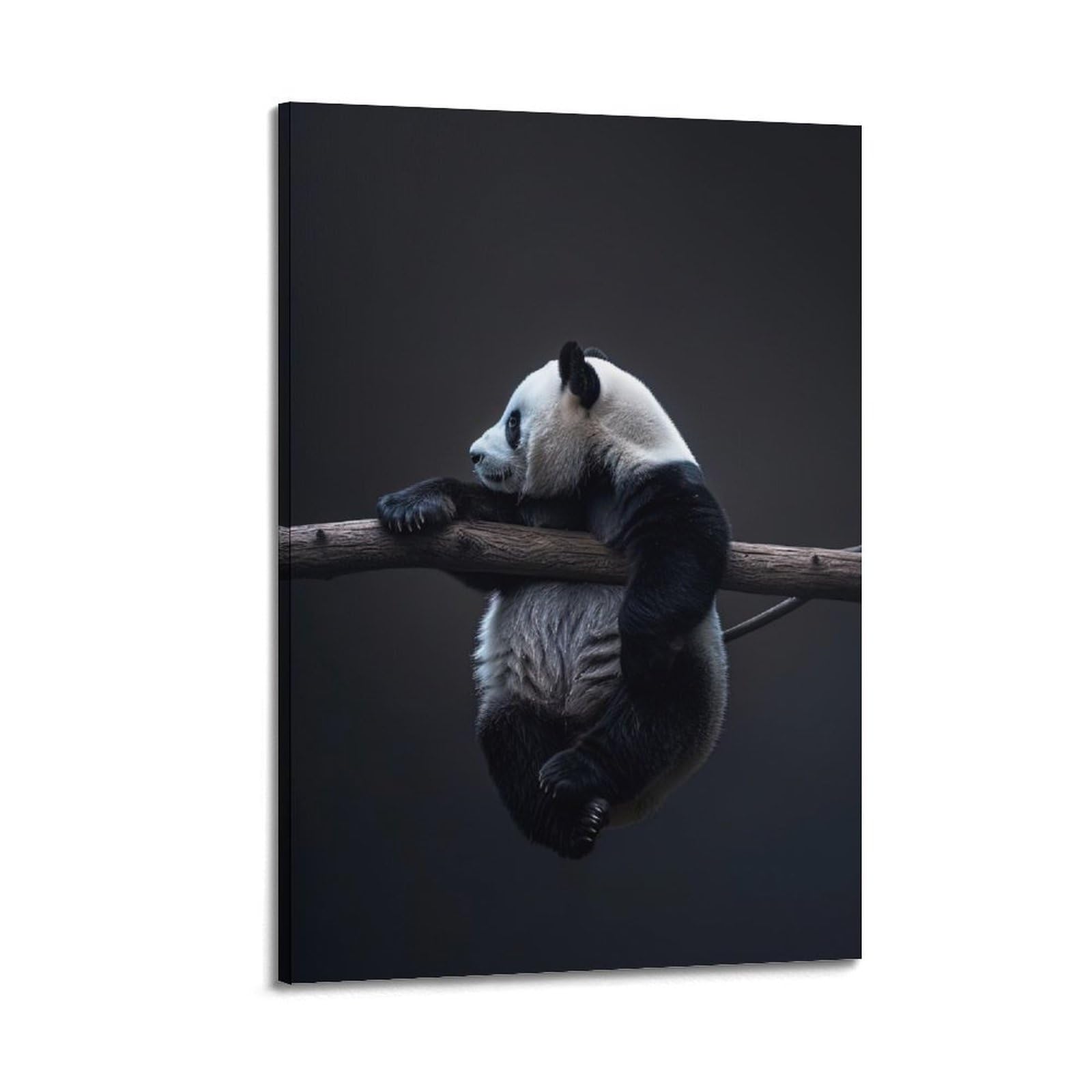OKAHYS Animal Poster Cute Panda Artwork Decorative Painting Canvas Wall Artworks Picture 20x30inch(50x75cm)