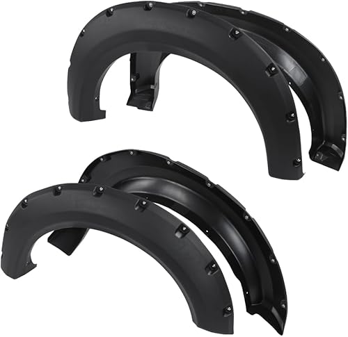 Miniatura 10 de GRAND ORANGE Cubierta de guardabarros de rueda compatible con Ford F150 Styleside07-08 Lincoln Mark LT 04-08 con modelos de longitud de cama de 66.0