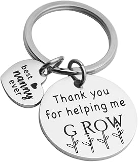 Nanny Gift Keychain Thank You Gift for Nanny Child Care Gift Babysitter Gift Nanny Appreciation