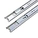 Full Extension Drawer Slides 10 Inch 2 Pairs Side Mount Metal Ball Bearing Drawer Slides Rails,10 12 14 16 18 20 Inch 100 LB Load Capacity Cabinet Wardrobe Slider Dresser Runners Kitchen Glides