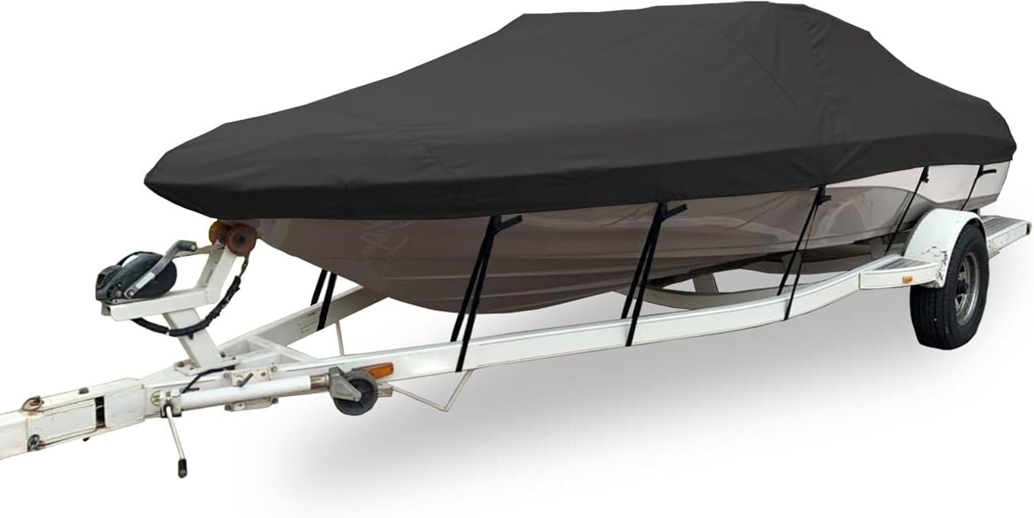 Housse de protection contre les déchirures pour bateau de pêche 25-27FT